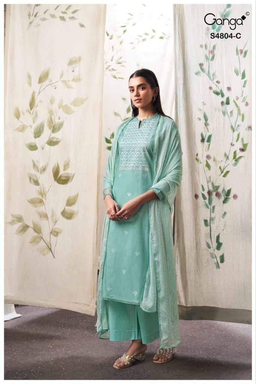 DRISANAE 4804 Series By Ganga Fashion Beautiful Festive Suits Stylish Colorful Fancy Casual Wear & Ethnic Wear PREMIUM COTTON Print Dresses At Wholesale Price